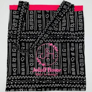JH258-TOTEBAG EN WAX AU MOTIF DU BOGOLAN