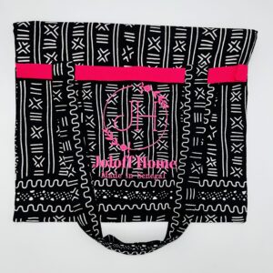 JH258-TOTEBAG EN WAX AU MOTIF DU BOGOLAN – Image 2